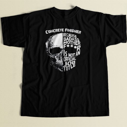 Concrete Finisher 80s Men T Shirt