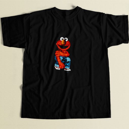 Elmo Sesame Street Cartoon Retro Jim Henson 80s Men T Shirt