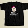 Fleece Navidad Sheep Face Santa 80s Men T Shirt