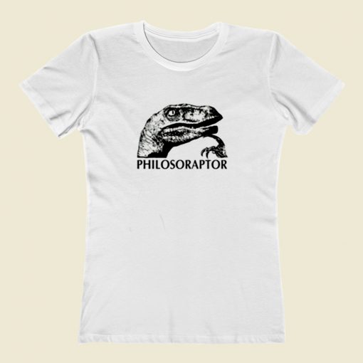 Funny Philosoraptor Meme Women T Shirt Style