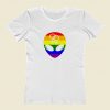 Gay Pride Flag Alien Women T Shirt Style