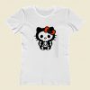 Hello Kitty Skeleton Halloween Women T Shirt Style