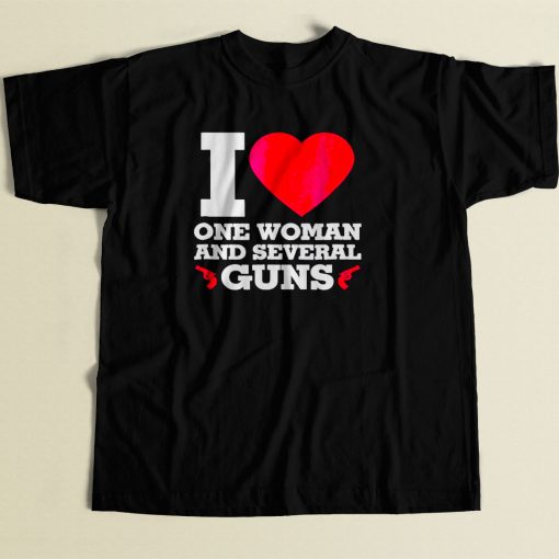 I Love One Woman 80s Men T Shirt