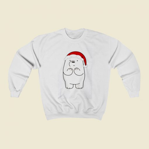 Ice Bear From We Bare Bears Christmas Sweatshirt Style