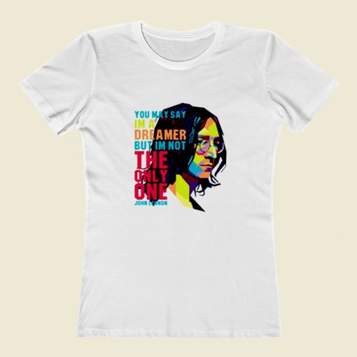 Imagine Tribute Lennon Women T Shirt Style