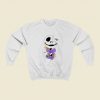 Jack Skellington Lollipop Meant To Be Type 1 Large Print Christmas Sweatshirt Style