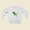 Jesus Riding A Dinosaur Christmas Sweatshirt Style