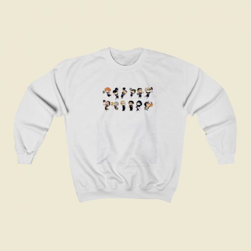 Karasuno Member Christmas Sweatshirt Style