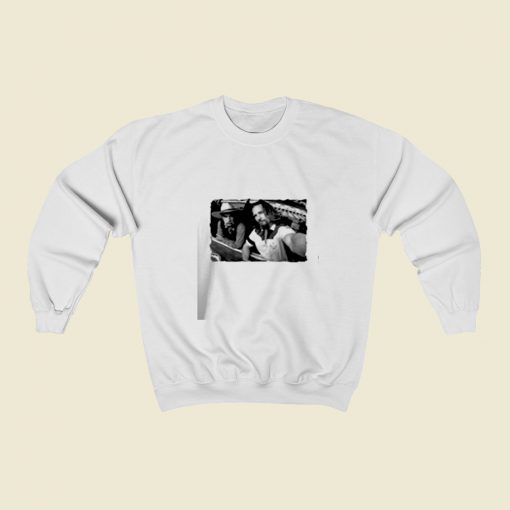 Lebowski The Dude And The Stranger Backstage Christmas Sweatshirt Style