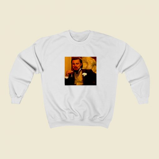 Leonardo Dicaprio Drinking Meme Christmas Sweatshirt Style