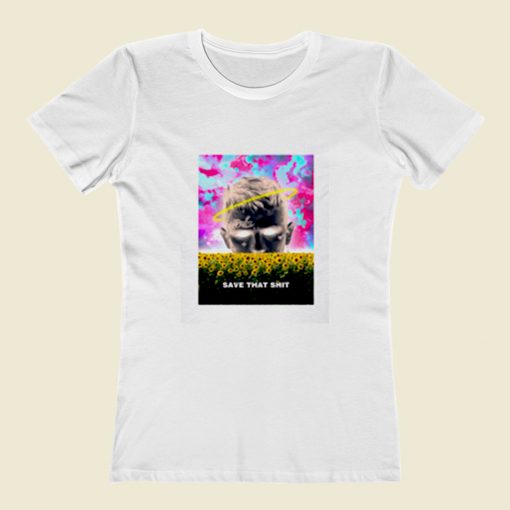 Lil Peep Surrealism Sun Flower Women T Shirt Style