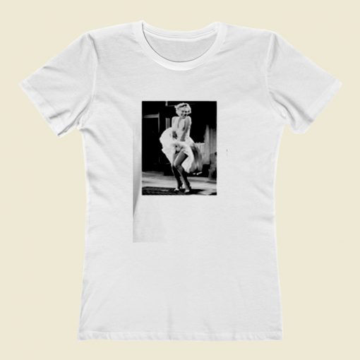 Marilyn Monroe 7 Year Itch White Dress Women T Shirt Style