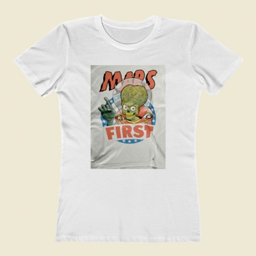 Mars Attacks Alien Women T Shirt Style
