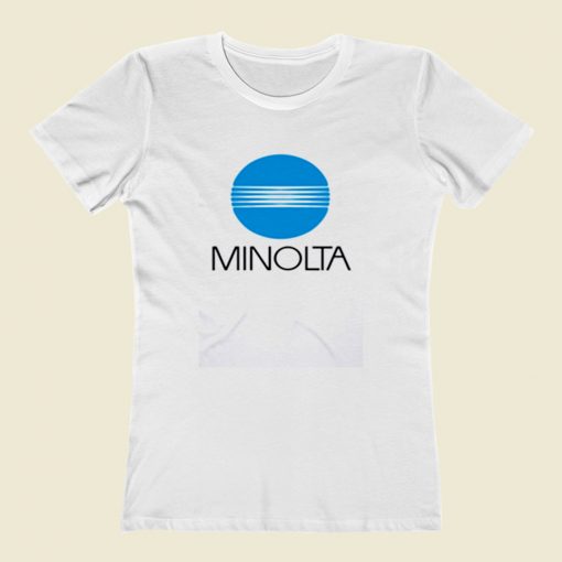 Minolta Camera Retro Women T Shirt Style