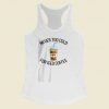 Never Too Cold For Iced Coffee Women Racerback Tank Top