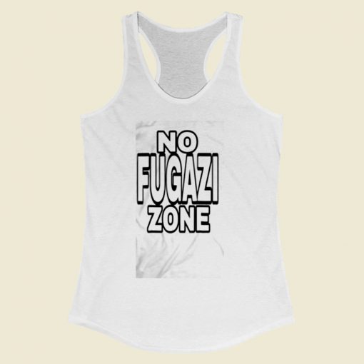 No Fugazi Zone Women Racerback Tank Top