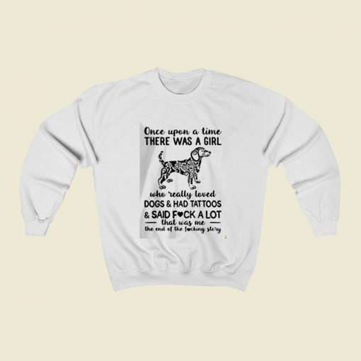 Once Upon A Time Where Was A Girl Christmas Sweatshirt Style