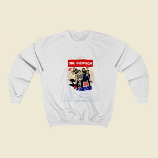 One Direction Scribble Christmas Sweatshirt Style
