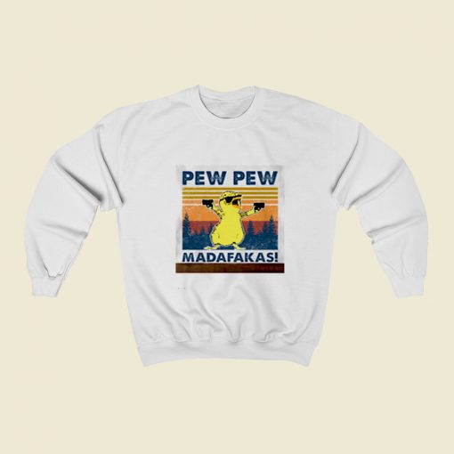 Pew Pew Madafakas Christmas Sweatshirt Style