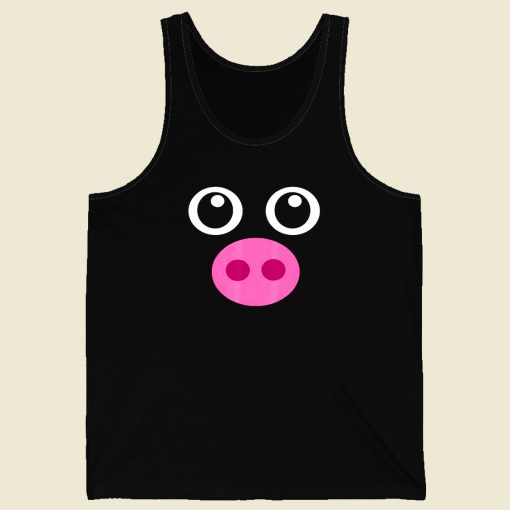 Pig Face Costume Men Tank Top