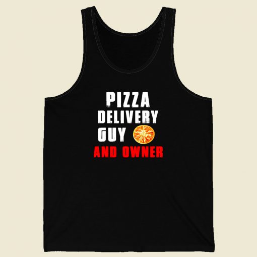 Pizza Delivery Men Tank Top