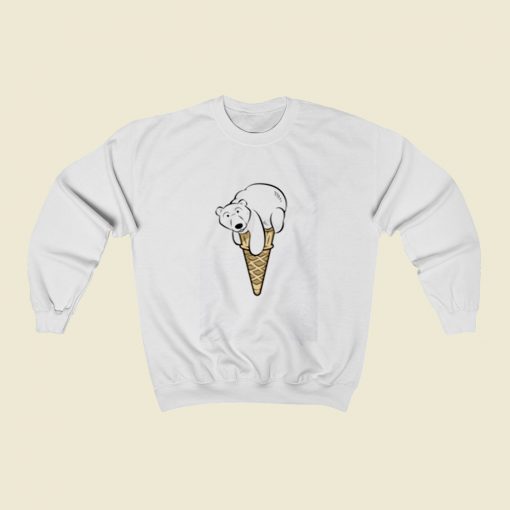 Polar Bear Ice Cream Christmas Sweatshirt Style