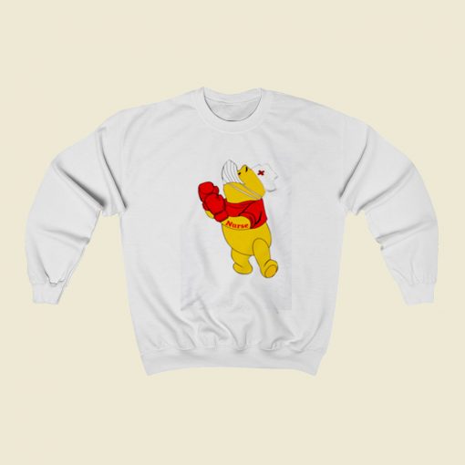 Pooh Nurse Christmas Sweatshirt Style