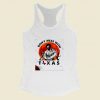 Pretty Leatherface Dont Mess With Texas Sunset Women Racerback Tank Top