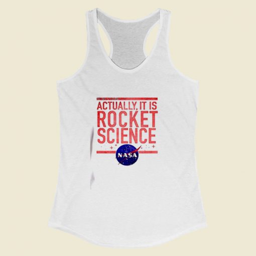 Rocket Science Space Nasa Women Racerback Tank Top