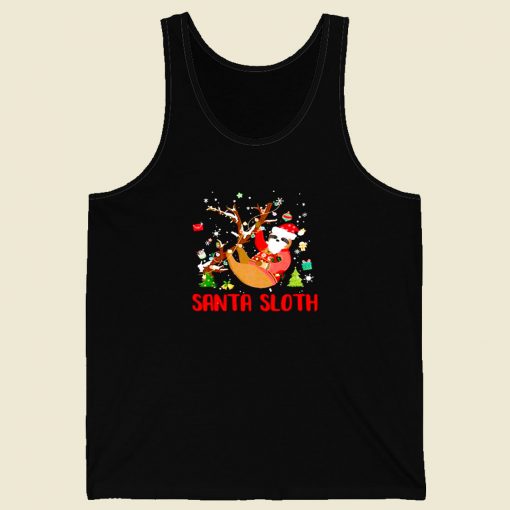 Santa Sloth Men Tank Top