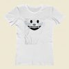 Smiling Cat Emoji Women T Shirt Style