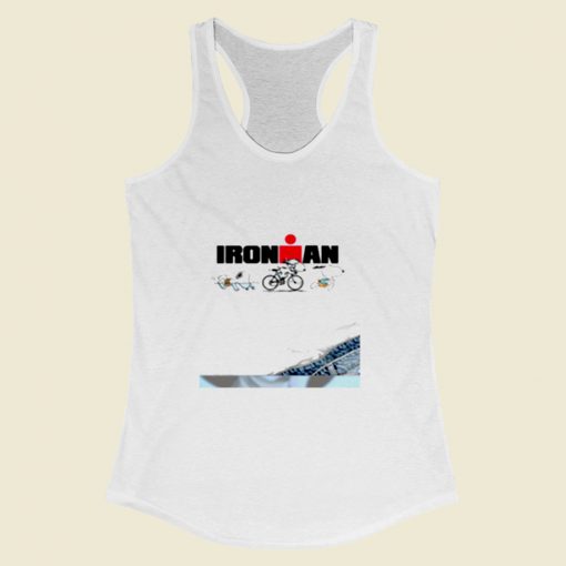 Snoopy Iron Man Women Racerback Tank Top