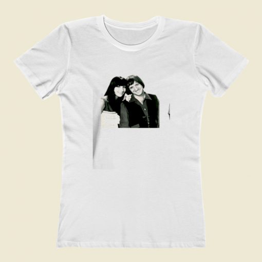 Sonny And Cher Photo Women T Shirt Style