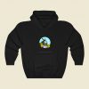 Stormtrooper And Baby Yoda Walking On The River 80s Hoodie Fashion