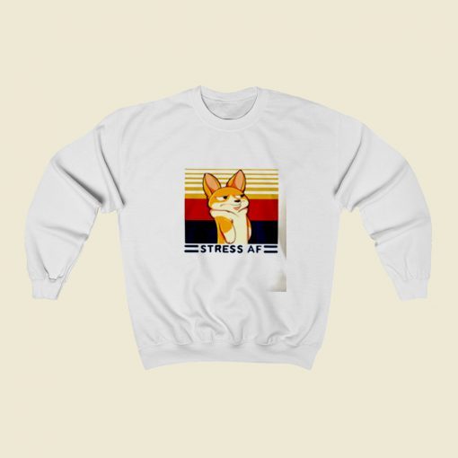 Stress Af Christmas Sweatshirt Style