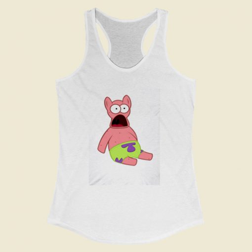 Surprised Star Women Racerback Tank Top