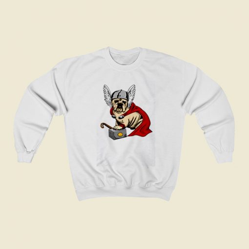 The Mighty Bulldog Thor Christmas Sweatshirt Style