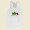 Tiger Piglet And Pooh Friends Christmas Women Racerback Tank Top
