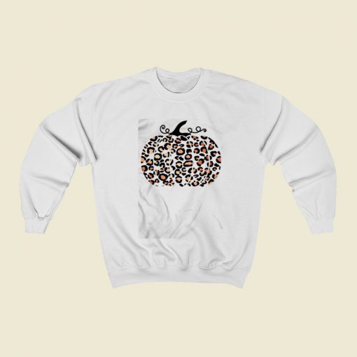 Trendy Leopard Pumpkin Christmas Sweatshirt Style