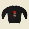 Zombie Coffee 80s Fashionable Sweatshirt