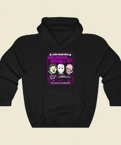 Halloween Specials 80s Horror Masks Funny Graphic Hoodie