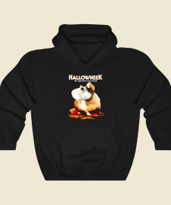 Hallowheek Halloween Parody Funny Graphic Hoodie