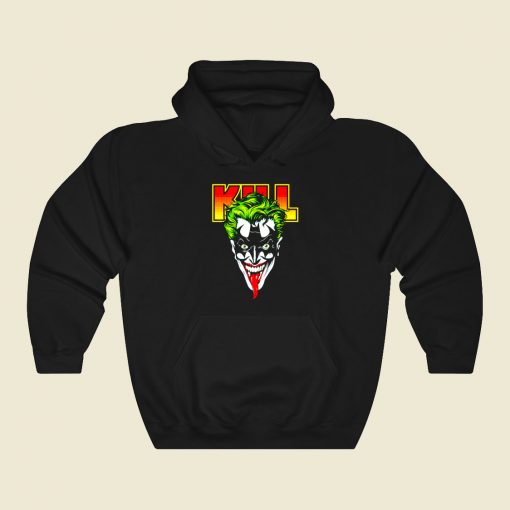 Kiss The Bat Funny Graphic Hoodie
