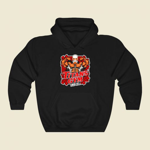 Titans Gym Funny Graphic Hoodie