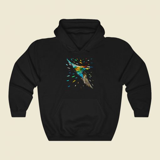 Tribal Tropical Sparrow Funny Graphic Hoodie
