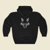 Tribal Wolf Face Funny Graphic Hoodie