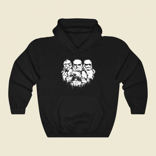 Troopers Funny Graphic Hoodie