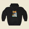 Twin Sun Battle Waxpack Series 5 Funny Graphic Hoodie
