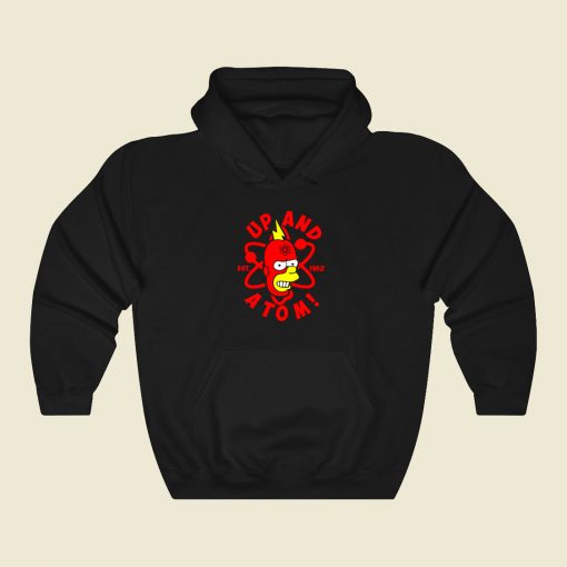 Up And Atom Funny Graphic Hoodie