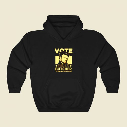 Vote Butcher Funny Graphic Hoodie